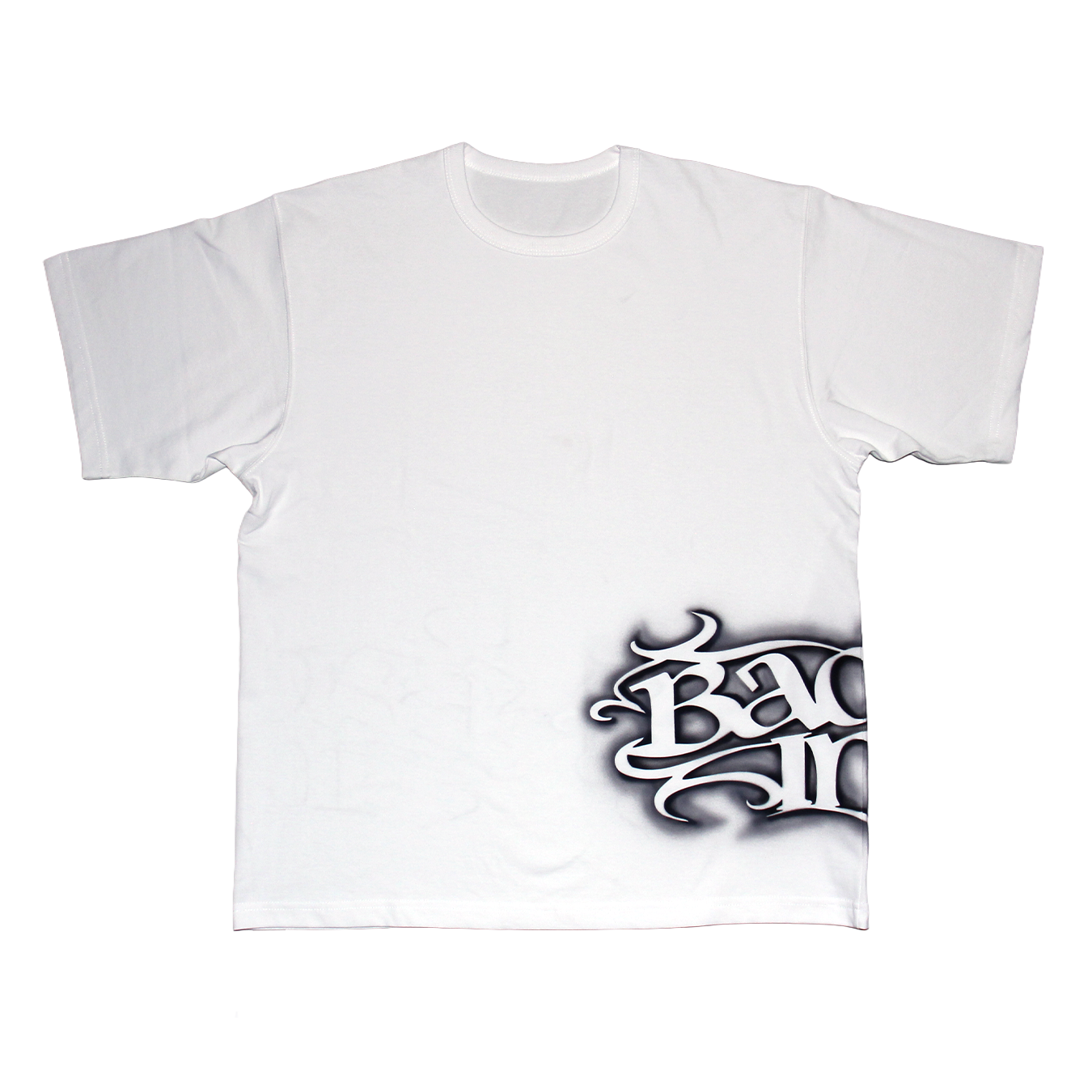 1/1 T-Shirt Stencil Black Side