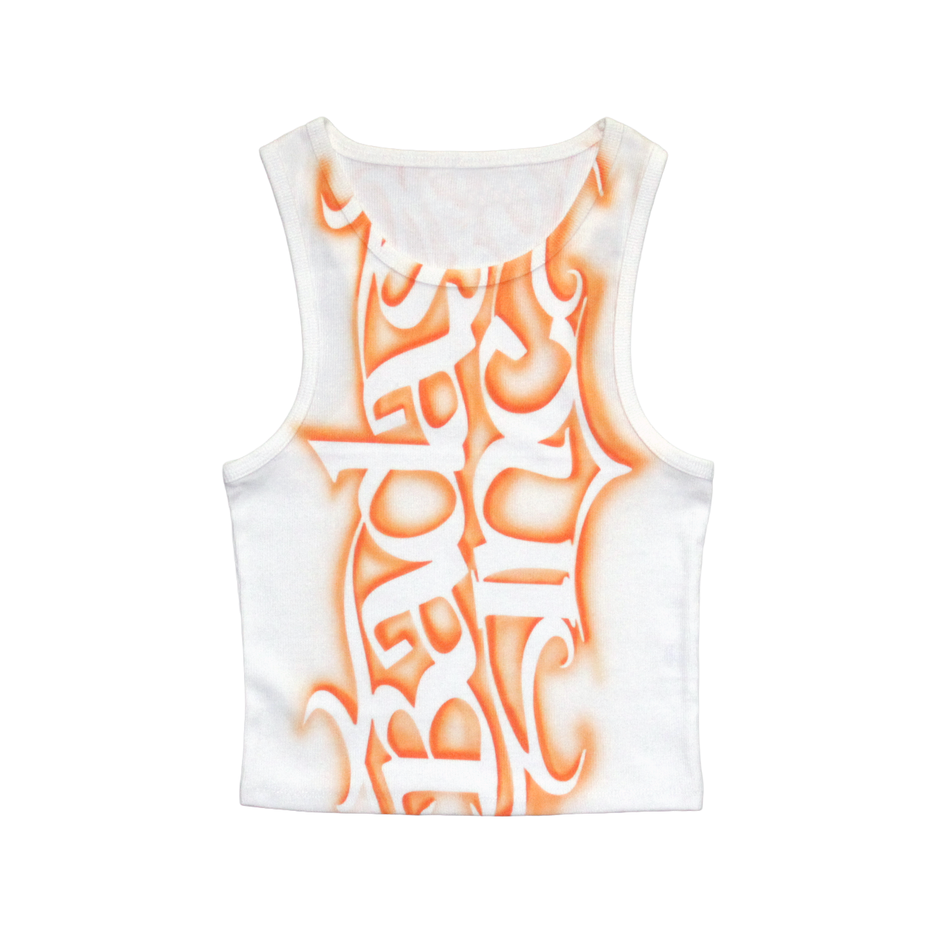 1/1 Stencil Top Orange