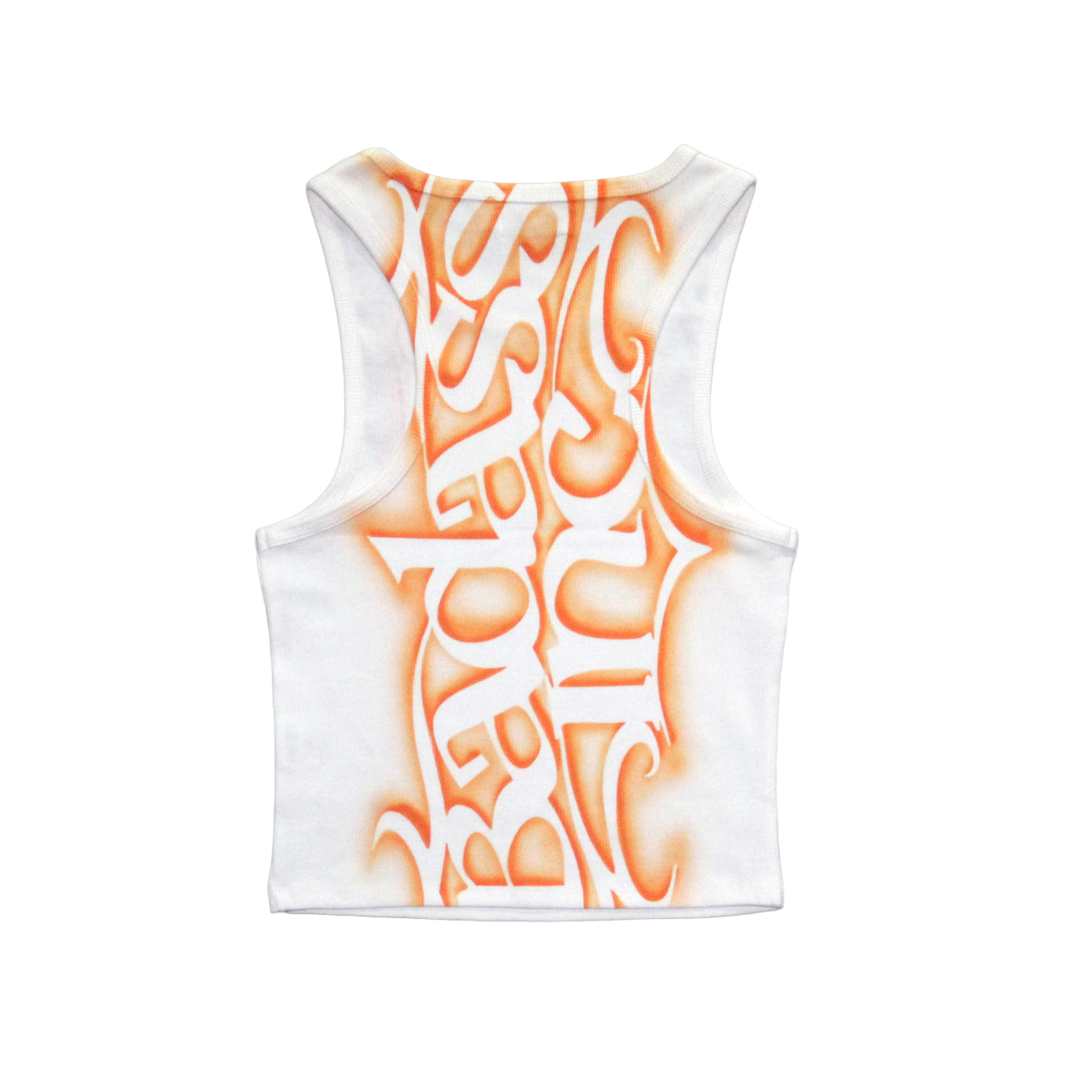 1/1 Stencil Top Orange