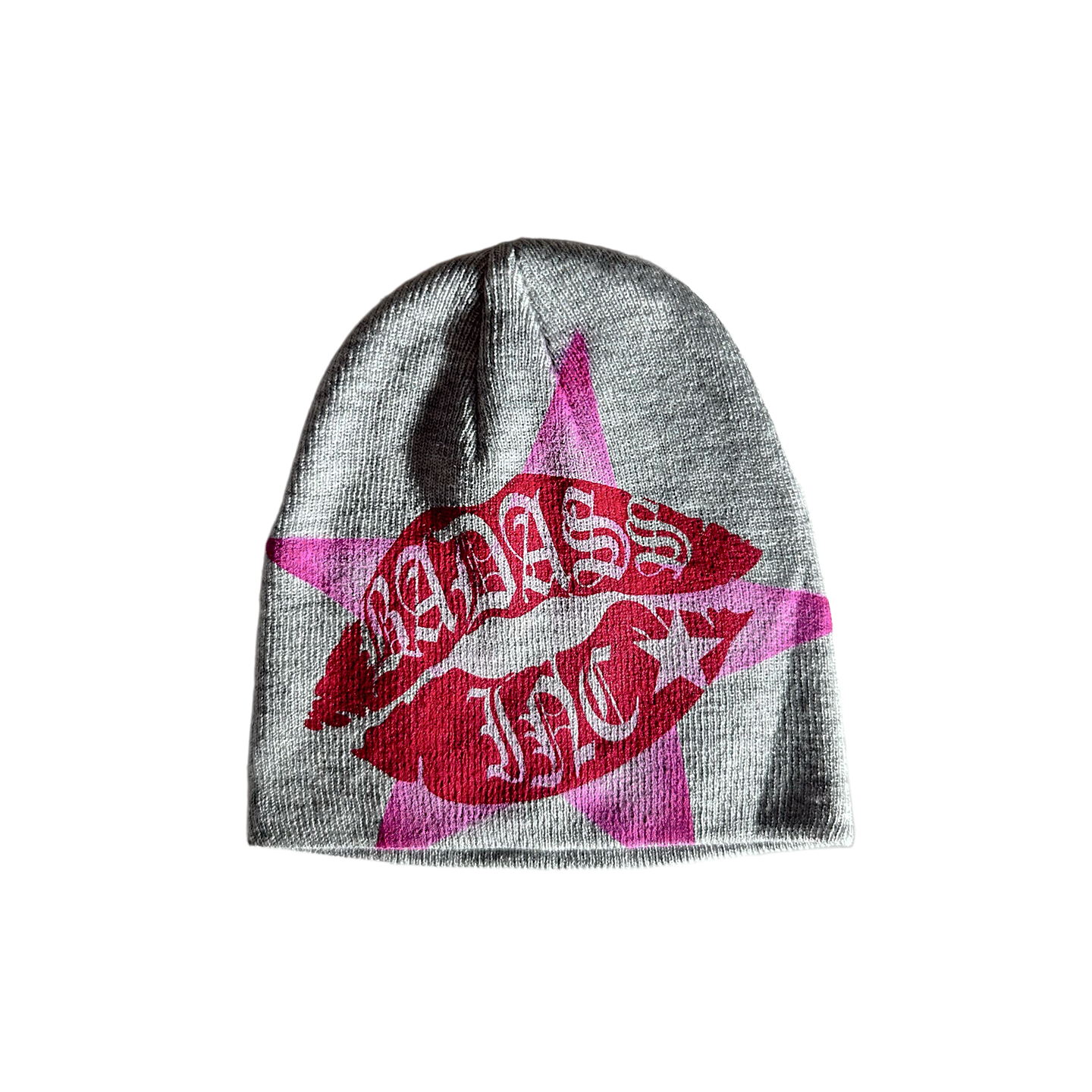 1/1 Beanie Grey / Red & Airbrush