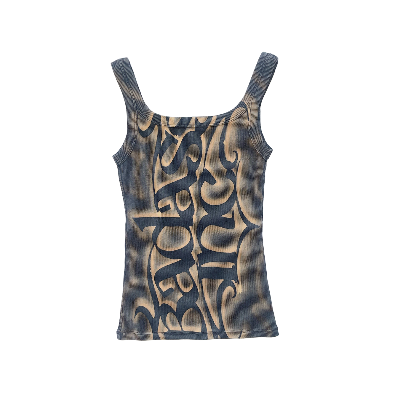 1/1 Stencil Top Washed Blue