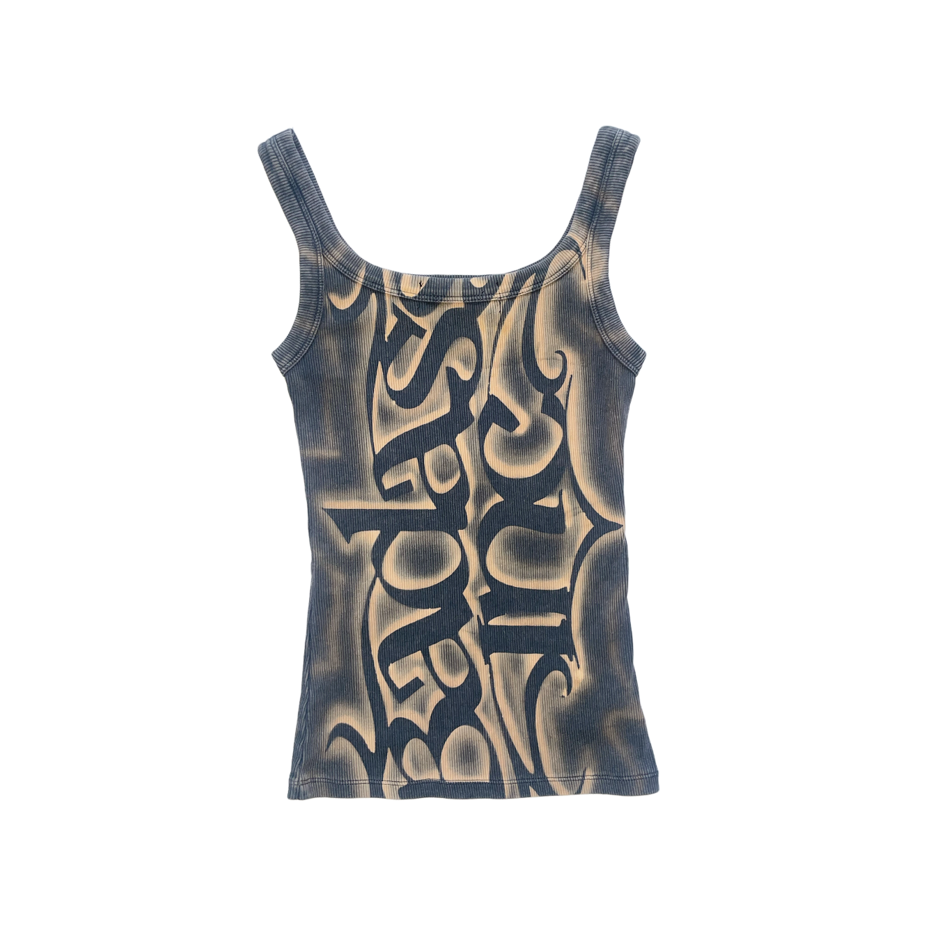 1/1 Stencil Top Washed Blue