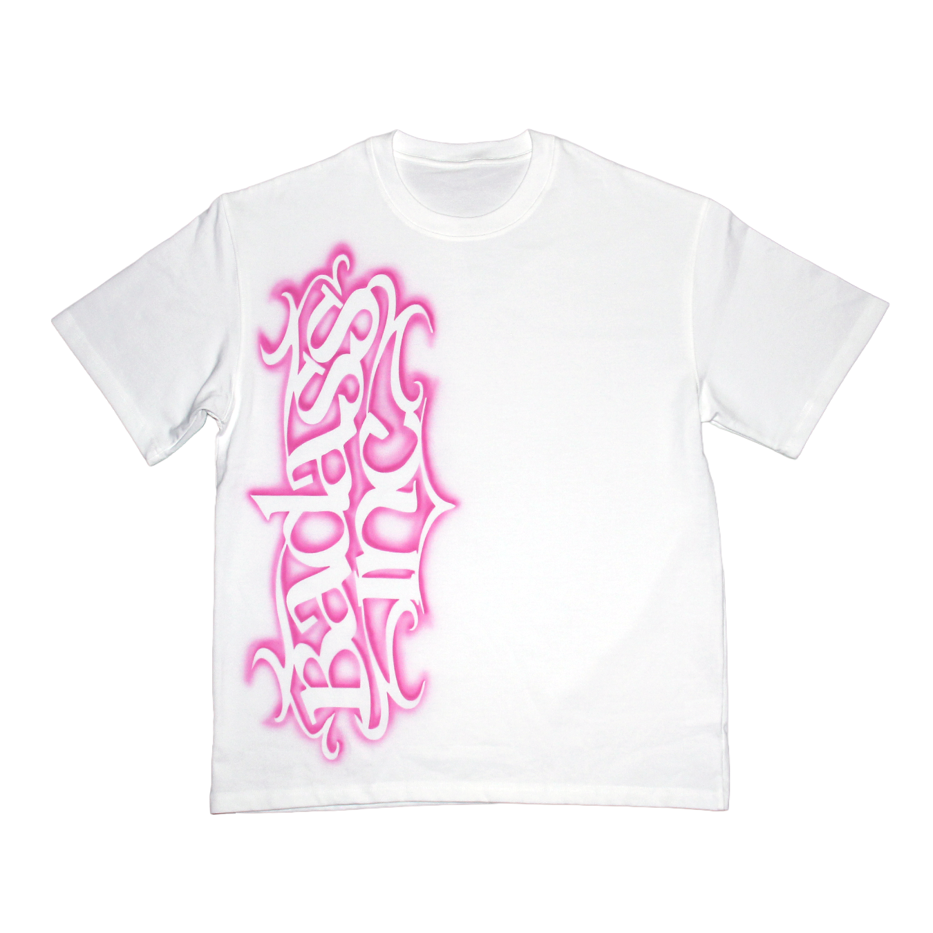 1/1 T-Shirt Stencil Pink Front