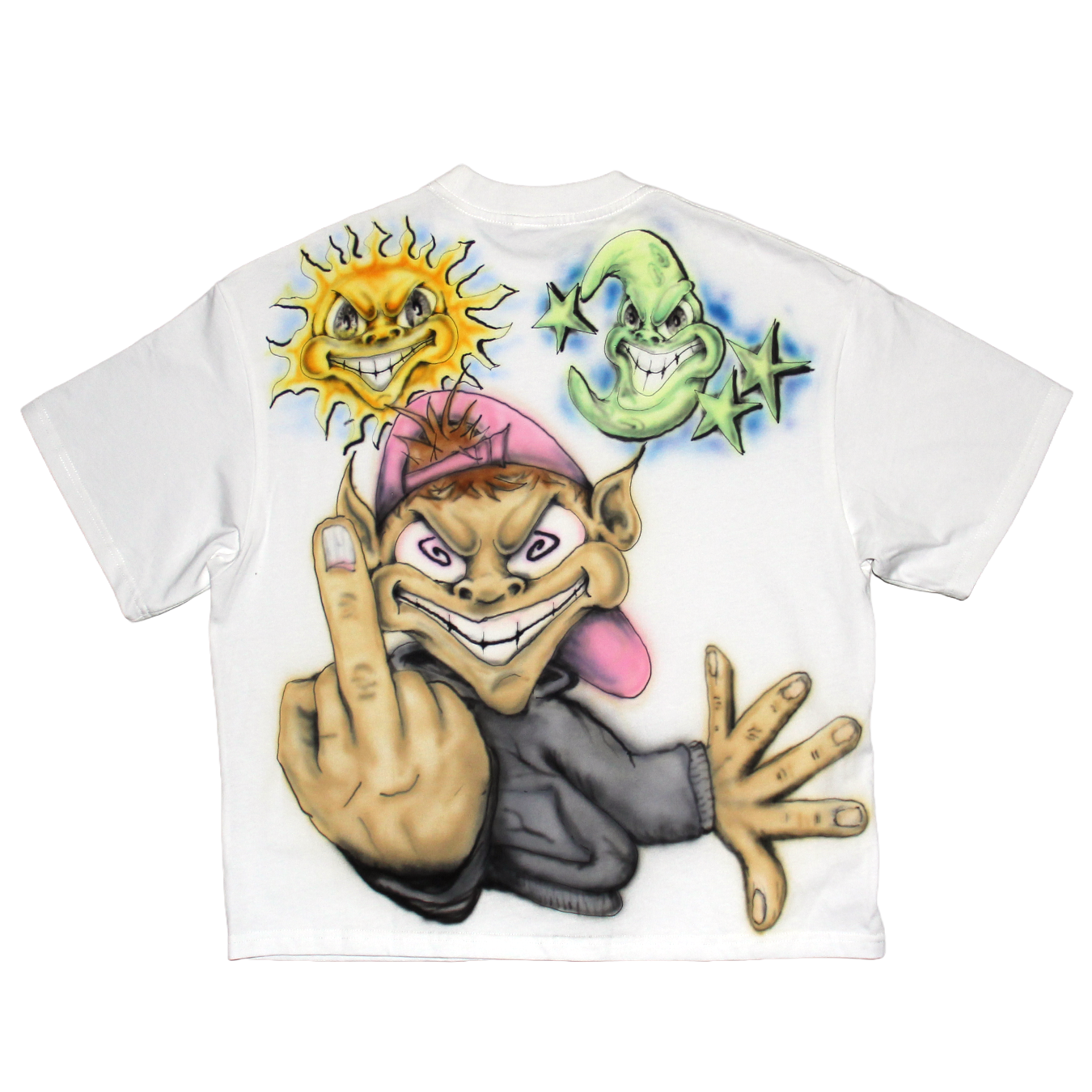 1/1 Airbrush T-Shirt "Day n' Nite"