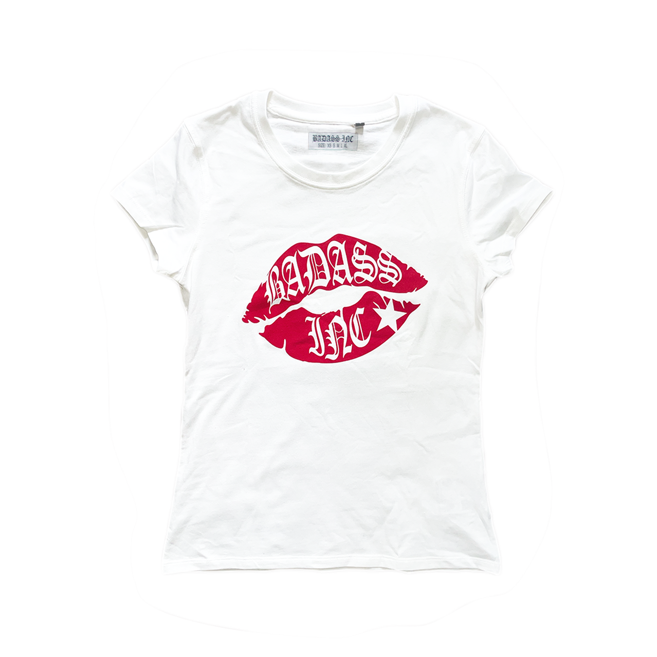 T-Shirt "French Kiss" Red (Women's Size)