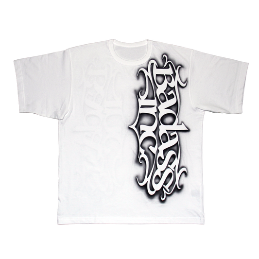 1/1 T-Shirt Stencil Black / Both Sides