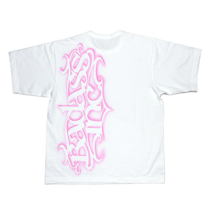 1/1 T-Shirt Stencil Pink Front/Back