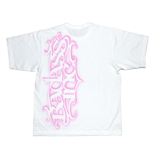 1/1 T-Shirt Stencil Pink Front/Back