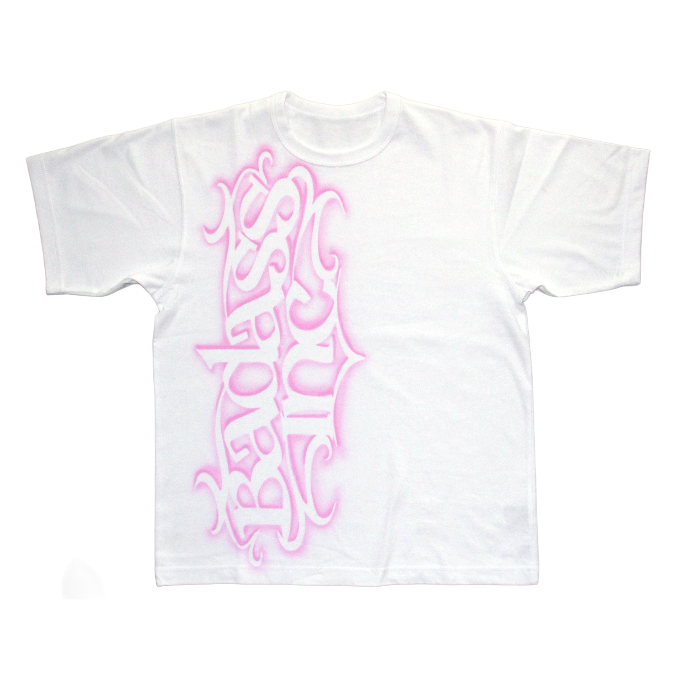 1/1 T-Shirt Stencil Pink Front/Back