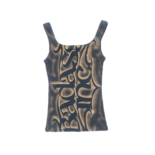 1/1 Stencil Top Washed Blue