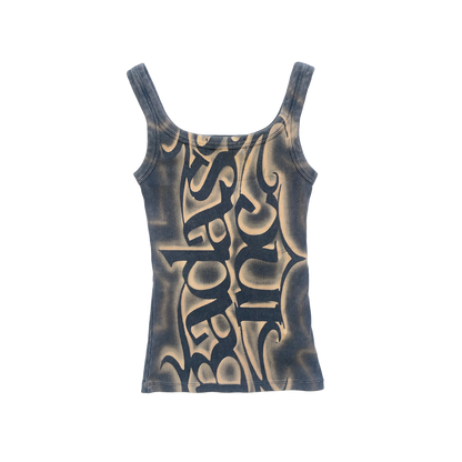 1/1 Stencil Top Washed Blue