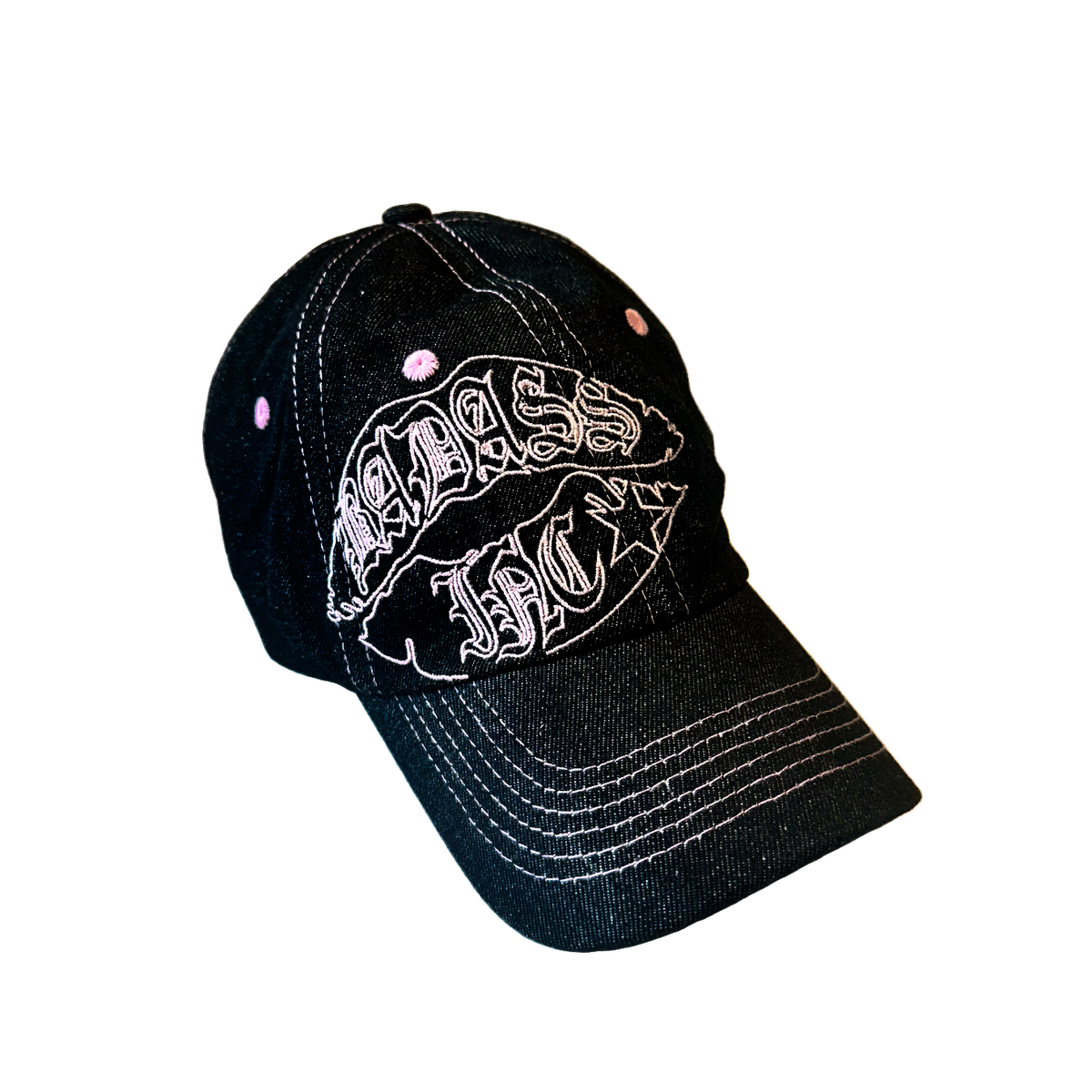Cap Denim Black/Light Pink
