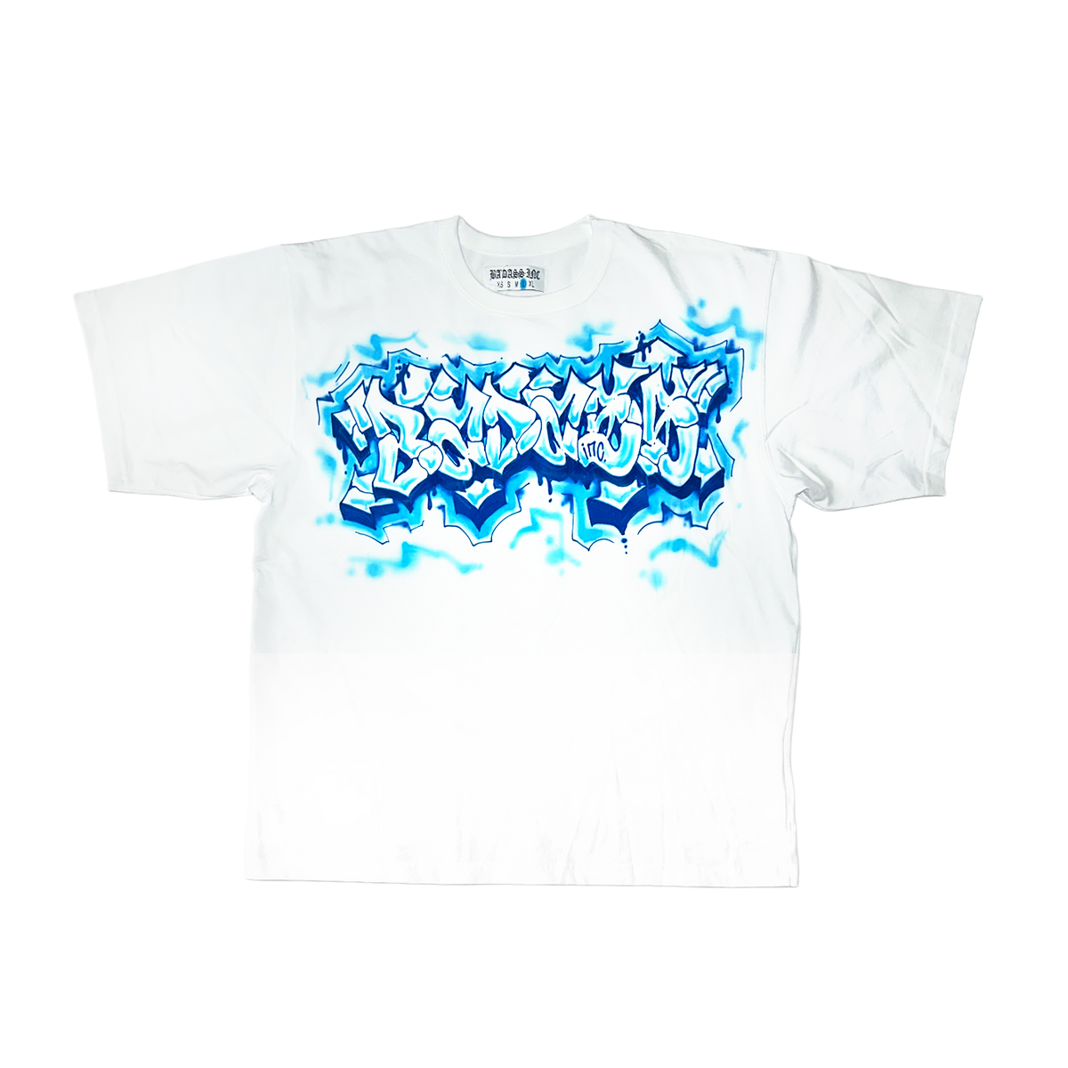 1/1 Airbrush T-Shirt L Blue Chest