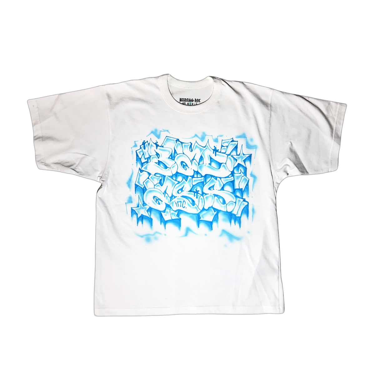1/1 Airbrush T-Shirt S Blue Chest