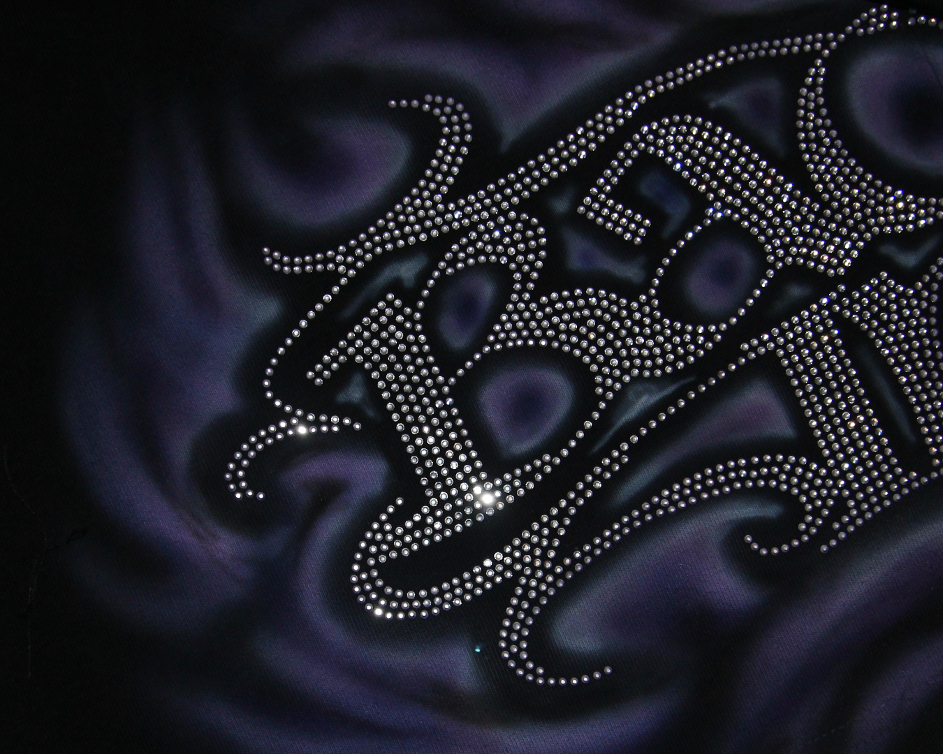 Longsleeve Rhinestone Sidepiece