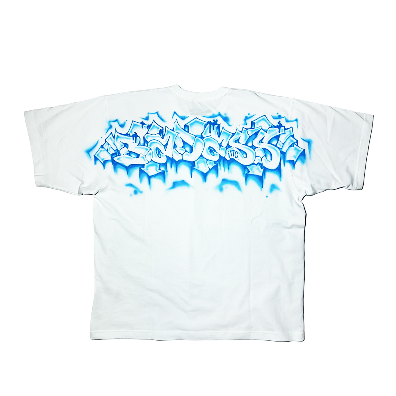1/1 Airbrush T-Shirt M Lightblue Backpiece