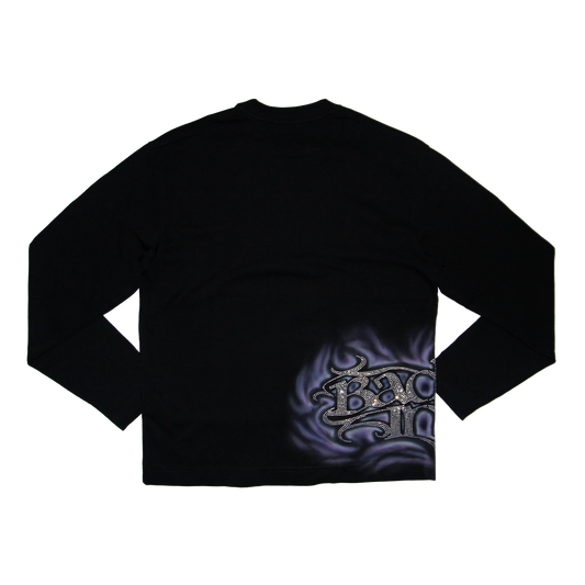 Longsleeve Rhinestone Sidepiece